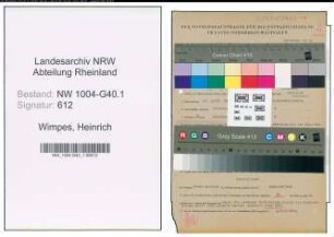 Entnazifizierung Heinrich Wimpes , geb. 20.04.1893 (Justizbeamter)