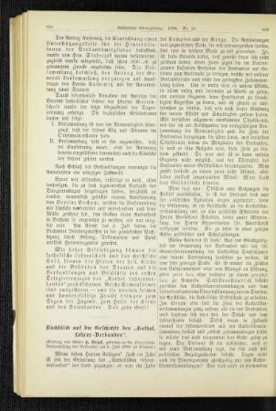Rückblick auf die Geschichte des "Kathol. Lehrer-Verbandes" : (Vortrag, gehalten in der Delegierten-Versammlung des Verbandes am 6. Juli 1890 zu Bochum)
