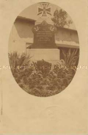 Gedenkstein für die 1914-1915 in der Champagne gefallenen deutschen Soldaten