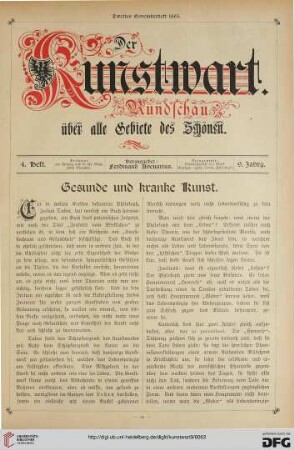 Gesunde und kranke Kunst