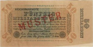50 Milliarden Mark - Muster