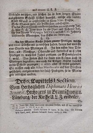 Das 6. Capitel. Von einigen Diplomatibus.