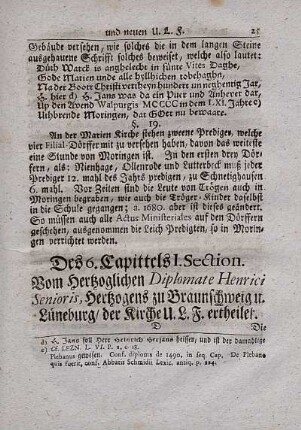 Das 6. Capitel. Von einigen Diplomatibus.