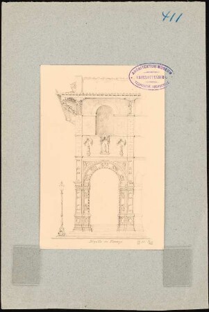 Loggia del Bigallo, Florenz: Teilansicht