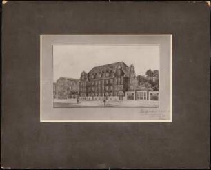 Mehrgeschossiges Wohnhaus: Perspektivische Ansicht
