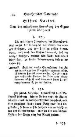 Eilftes Kapitel. - Funfzehntes Kapitel.
