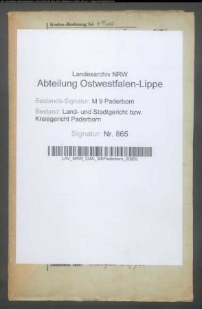 Erblasser: Friedhoff, Eduard:
