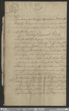 beurkundetes Testament des Ludwig Emanuel Ernst, Dresden, 26.05.1826