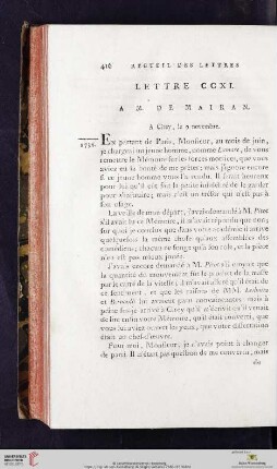 (Lettre CCXI - CCXX)