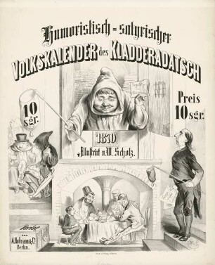 Humoristisch-satirischer Volkskalender des Kladderadatsch. 1870