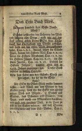 Das Erste Buch Mose [- 17. Das Buch Esther aus den Historischen Büchern]