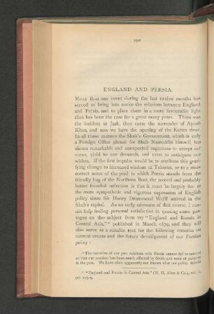 England and Persia.