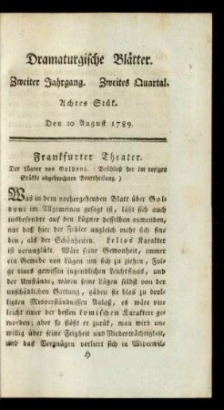 Achtes Stük