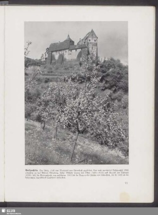 Rothenfels. Die Burg, 1148 von Marquard von Grumbach gegründet, kam nach mancherlei Besitzwechsel 1506 endgültig an das Bistum Würzburg, dessen Bischöfe Lorenz von Bibra (1495-1519) und Konrad von Thüngen (1519-40) die Wohngebäude neu aufführten