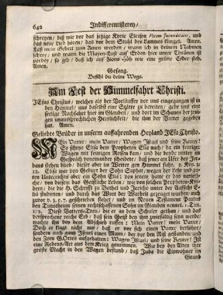 642-657, Am Fest der Himmelfahrt Christi.