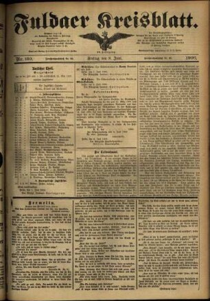 Ausgabe vom Freitag, den 08. Juni 1906.