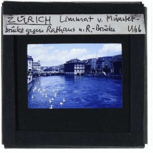 Zürich, Münsterbrücke,Zürich, Limmat,Zürich, Rathausbrücke