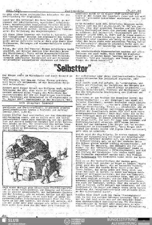 Selbsttor