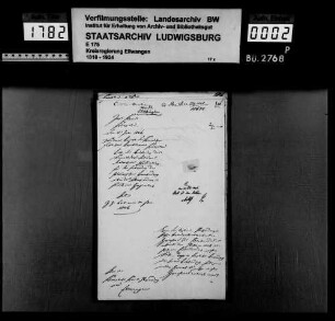 Gemeinderäte und -pfleger zu Goggenbach