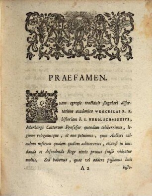 De Wenceslao Imp. Et Statv Vtrivsqve Reipvblicae Svb Eo Specimen Historicvm Inavgvrale