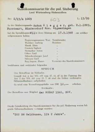 Riegger, Anton