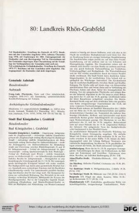 80: Landkreis Rhön-Grabfeld