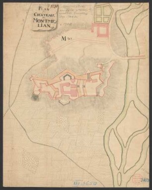 Plan du Chateau de Montmelian