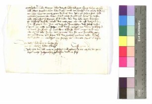 Schreiben Graf Kraft von Hohenlohe an Ludwig von Lichtenstein.