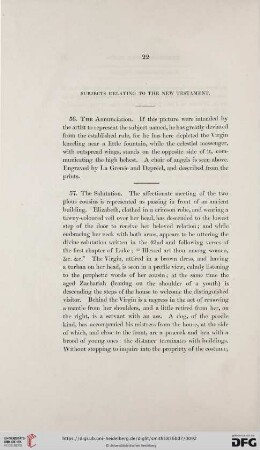 Subjects relating to the New Testament