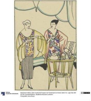 Zwei modische Frauen, für Friedmann & Weber