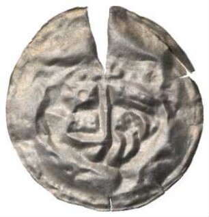 Fundmünze, Brakteat, 1250 - 1270