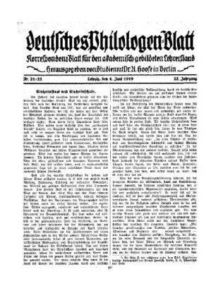 21/22: Heft 21/22