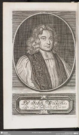Dr. John Wilkins, Late Lord Bishop of Chester