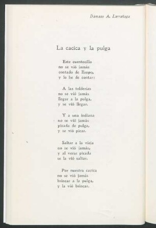 La cacida y la pulga