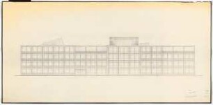 Gartenanlage Pädagogische Akademie Köln: Hochschule: Ostansicht 1:100