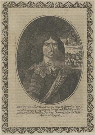 Bildnis des Henry de LaTour D'Auvergne de Turenne