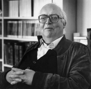 Friedrich Josef Dürrenmatt (1921-1990; schweizer Schriftsteller, Dramatiker und Maler). 1985