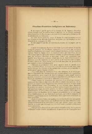 Fication d'ouvriers indigènes au Dahomey.