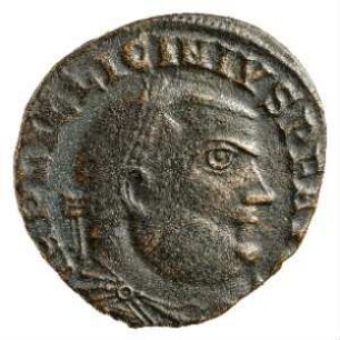 Münze, Follis, 315 - 316 n. Chr.