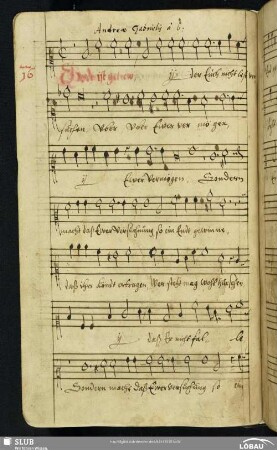 16 Andrea Gabrieli: Non ti sdegnar o Filli