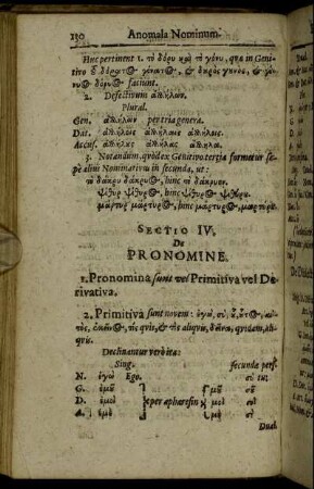 Sectio IV. De Pronomine.