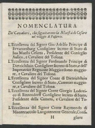 Nomenclatura