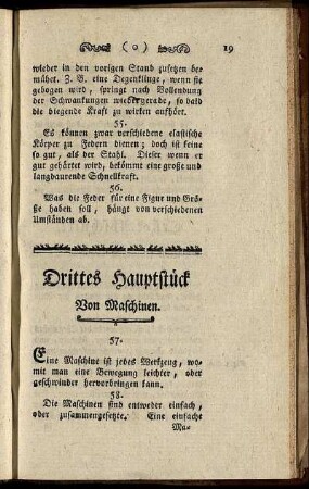 Drittes Hauptstück Von Maschinen.