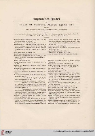 Alphabetical index of names of persons, places, terms, etc.