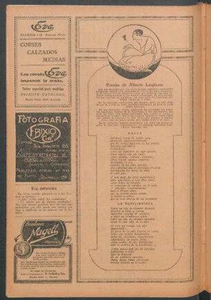 Poesías de Alberto Lasplaces : Calle [y] La equilibrista