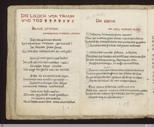 Die Ebene : [SW V: H17]; [SW V, S. 72/126]