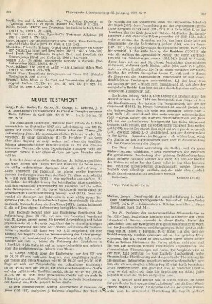 502-503 [Rezension] Molitor, Joseph, Grundbegriffe der Jesusüberlieferung im Lichte ihrer orientalischen Sprachgeschichte