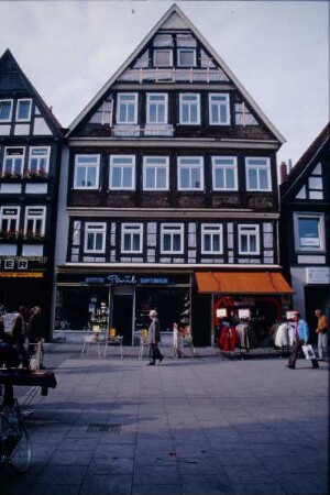 Lange Straße, Detmold, Fa. Paul, sonnig; farbig