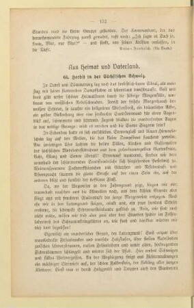 Aus Heimat und Vaterland