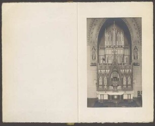 Ansichtskarte Altar der Christuskirche, Stresemannstraße